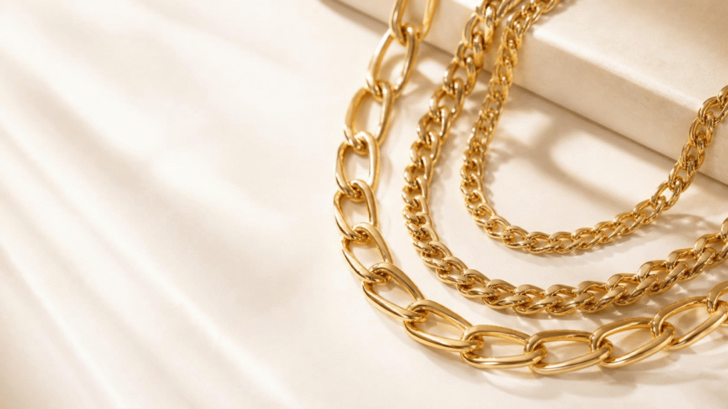 Gold Chunky Chain Necklaces
