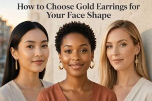 Gold Earrings for Your Face Shape