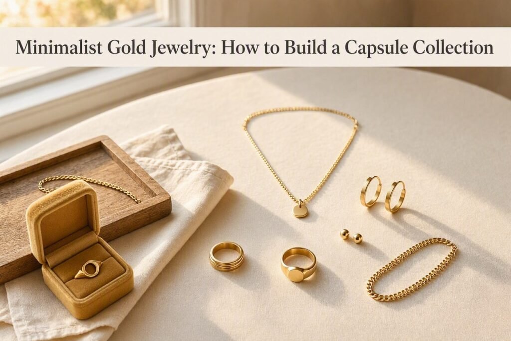 minimalist gold jewelry