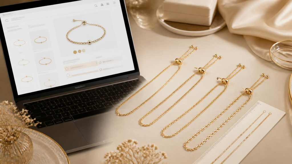 adjustable gold bracelets