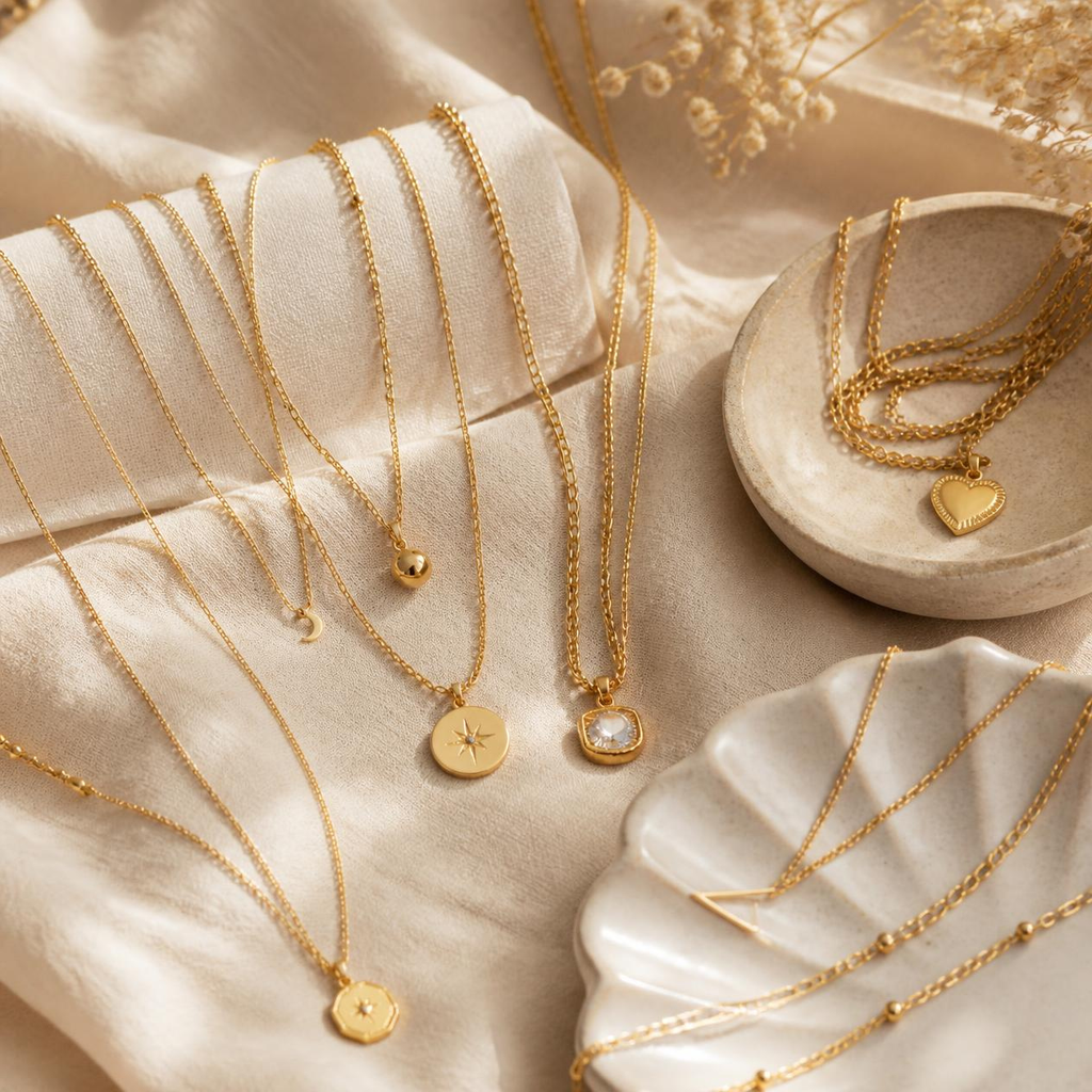 affordable gold necklaces