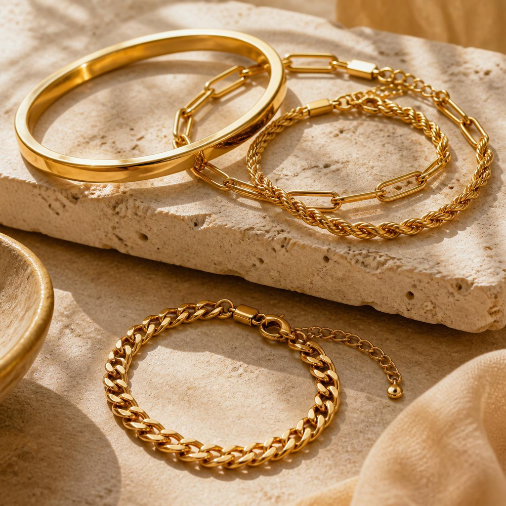 gold bracelets