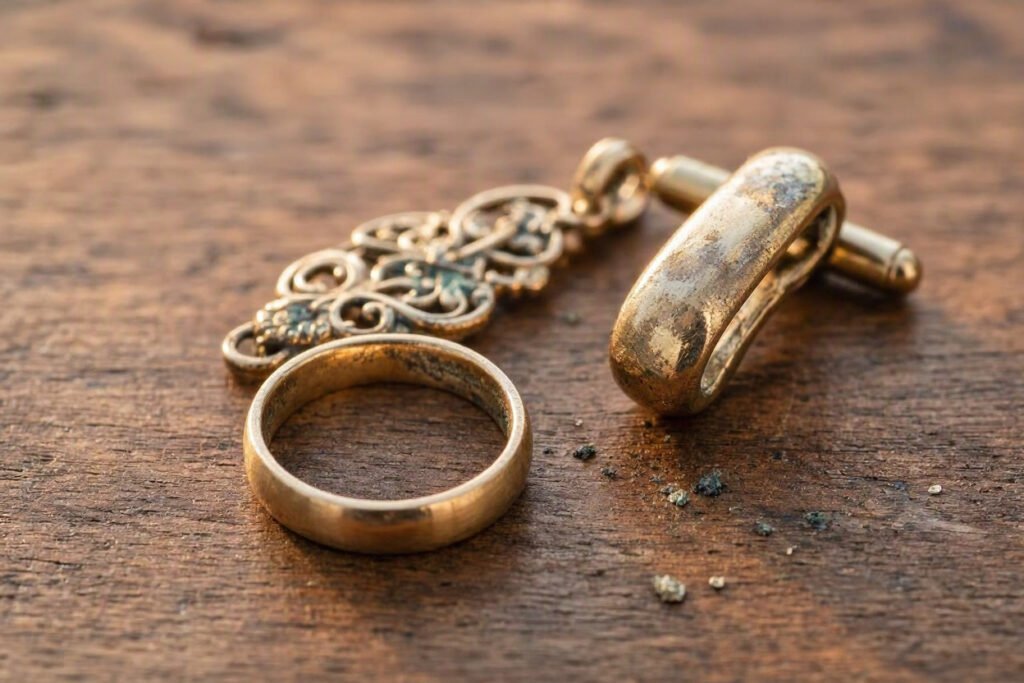 What Does Tarnished Gold Look Like?